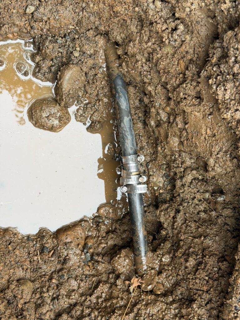 Underground Water Line Repair